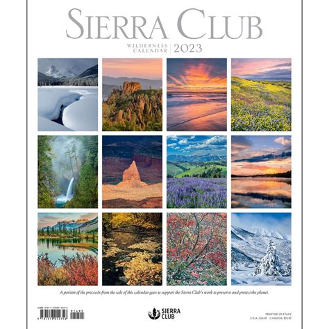 Sierra Club Wall Calendar 2023